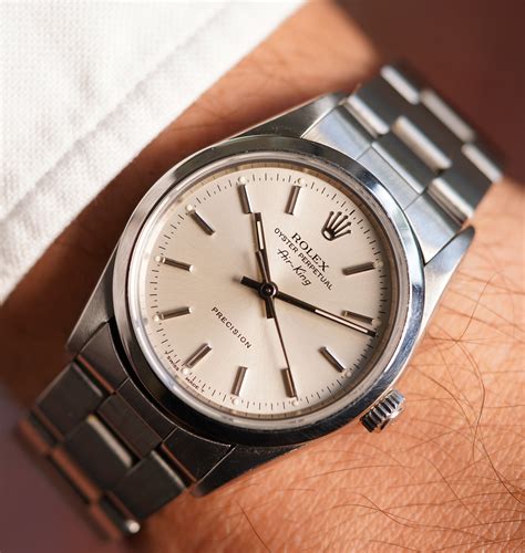 throw your rolex up in the air|Rolex air king reference number.